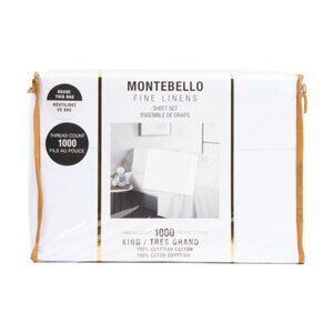 MONTEBELLO 1000tc Egyptian Cotton Sheet Set